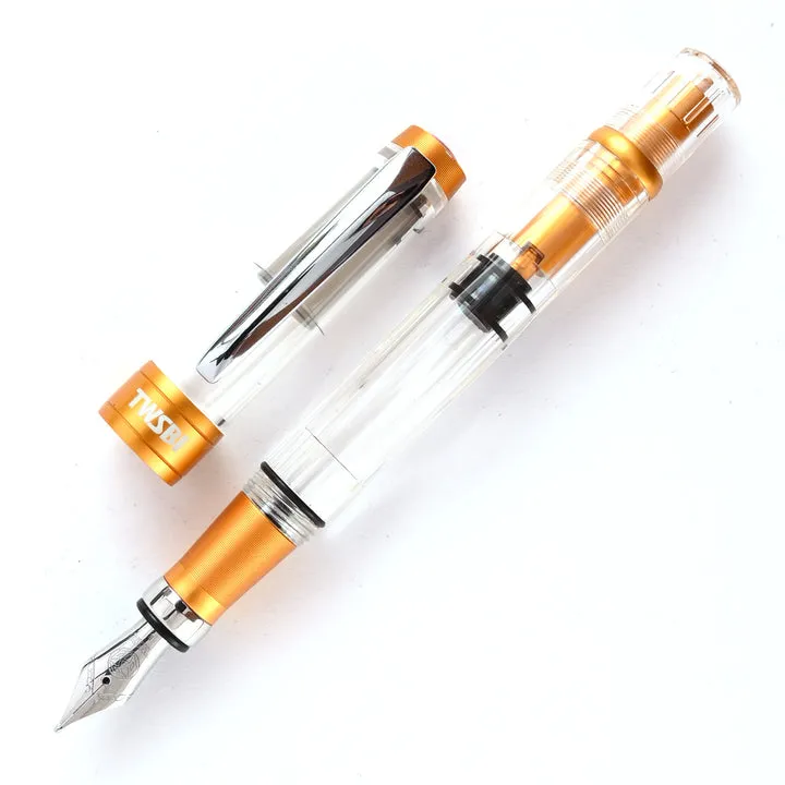 TWSBI Diamond 580ALR Fountain Pen in Yellow Sunset Extra Fine
