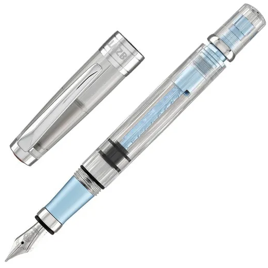 TWSBI Diamond 580AL Fountain Pen in Iceberg Blue Stub 1.1