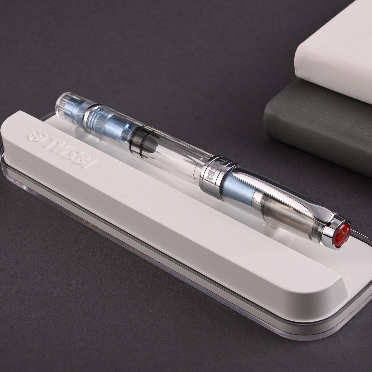 TWSBI Diamond 580AL Fountain Pen in Iceberg Blue Stub 1.1