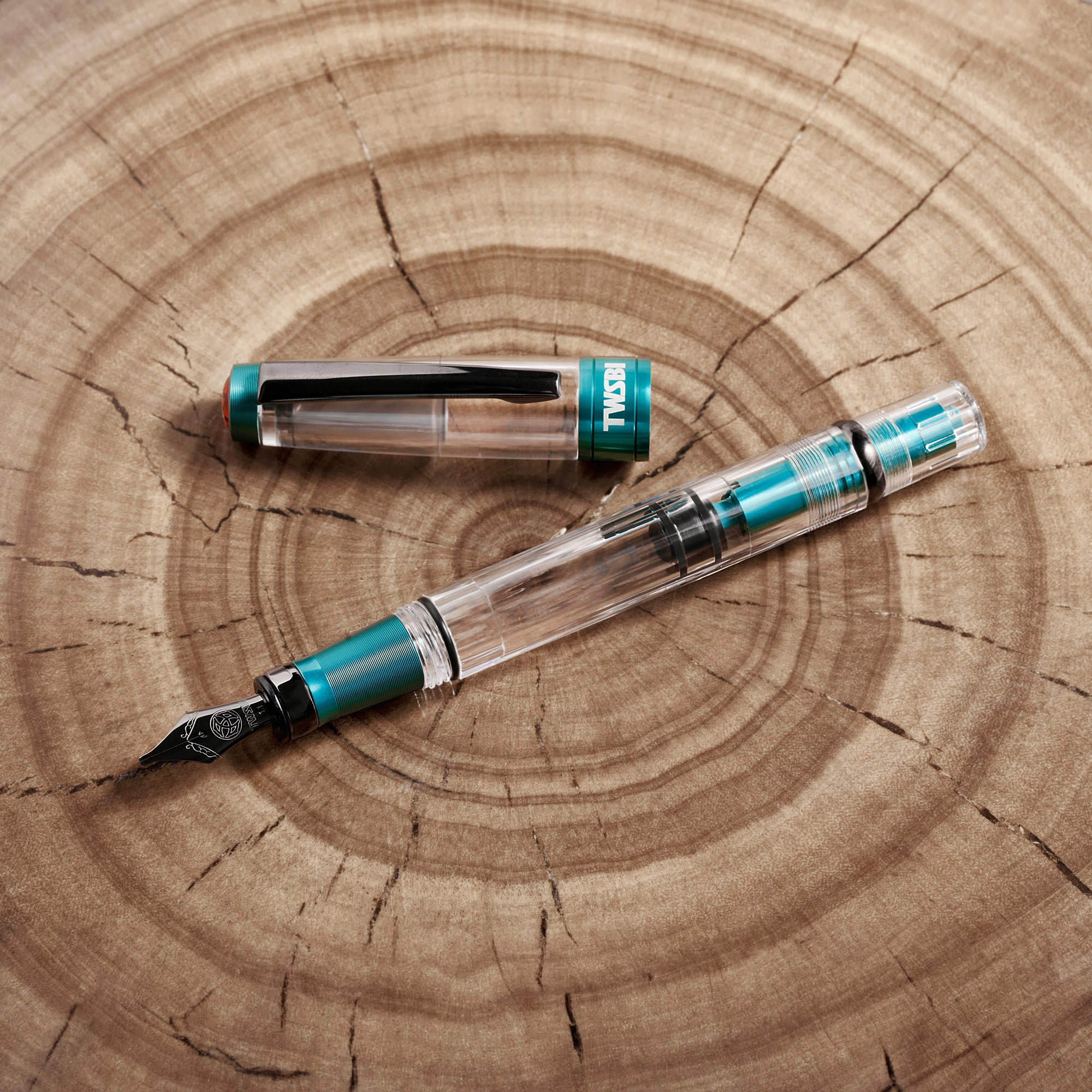 TWSBI Diamond 580ALR Fountain Pen in Caribbean with Onyx Stub 1.1