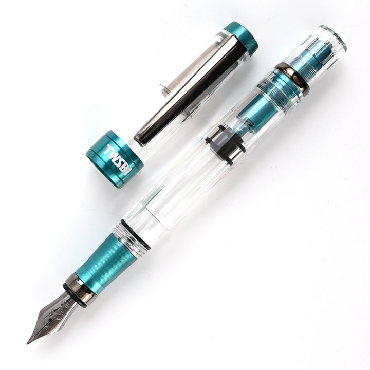 TWSBI Diamond 580ALR Fountain Pen in Caribbean with Onyx Stub 1.1