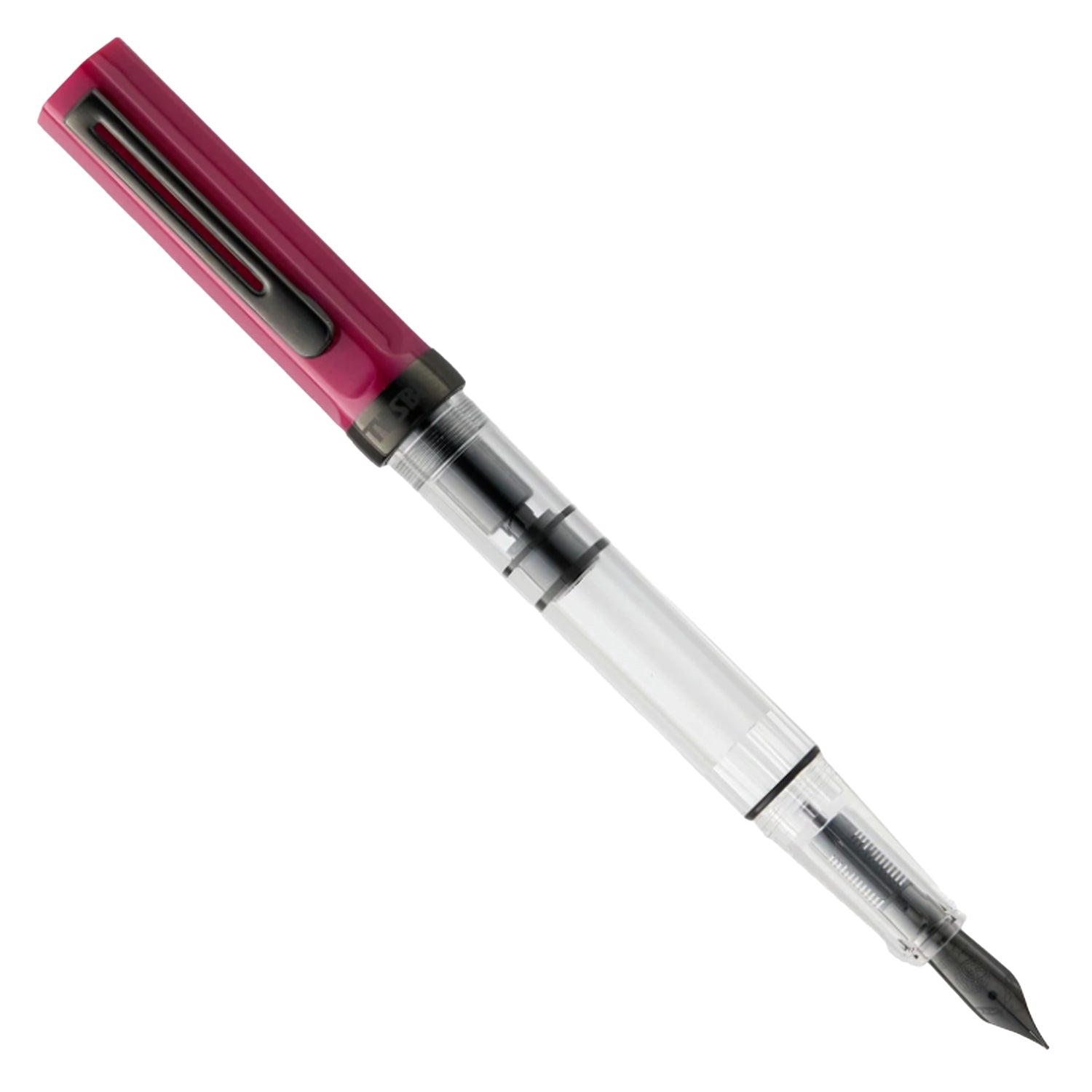 TWSBI ECO Plum with Onyx Fountain Pen Stub 1.1