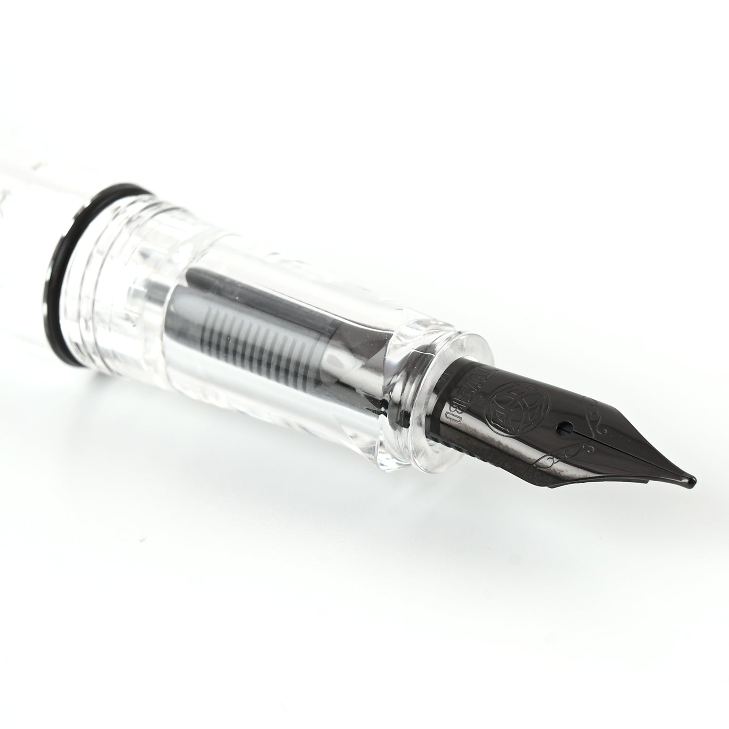 TWSBI ECO Carrara with Onyx Fountain Pen Stub 1.1