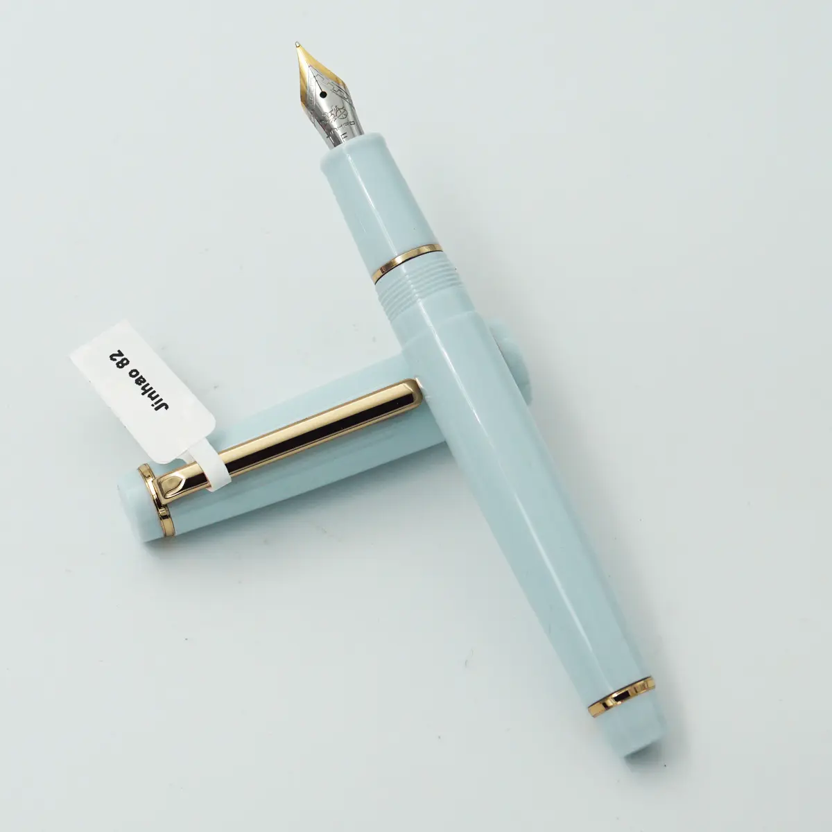 JINHAO 82 FOUNTAIN PEN LIGHT BLUE GT FP MEDIUM NIB