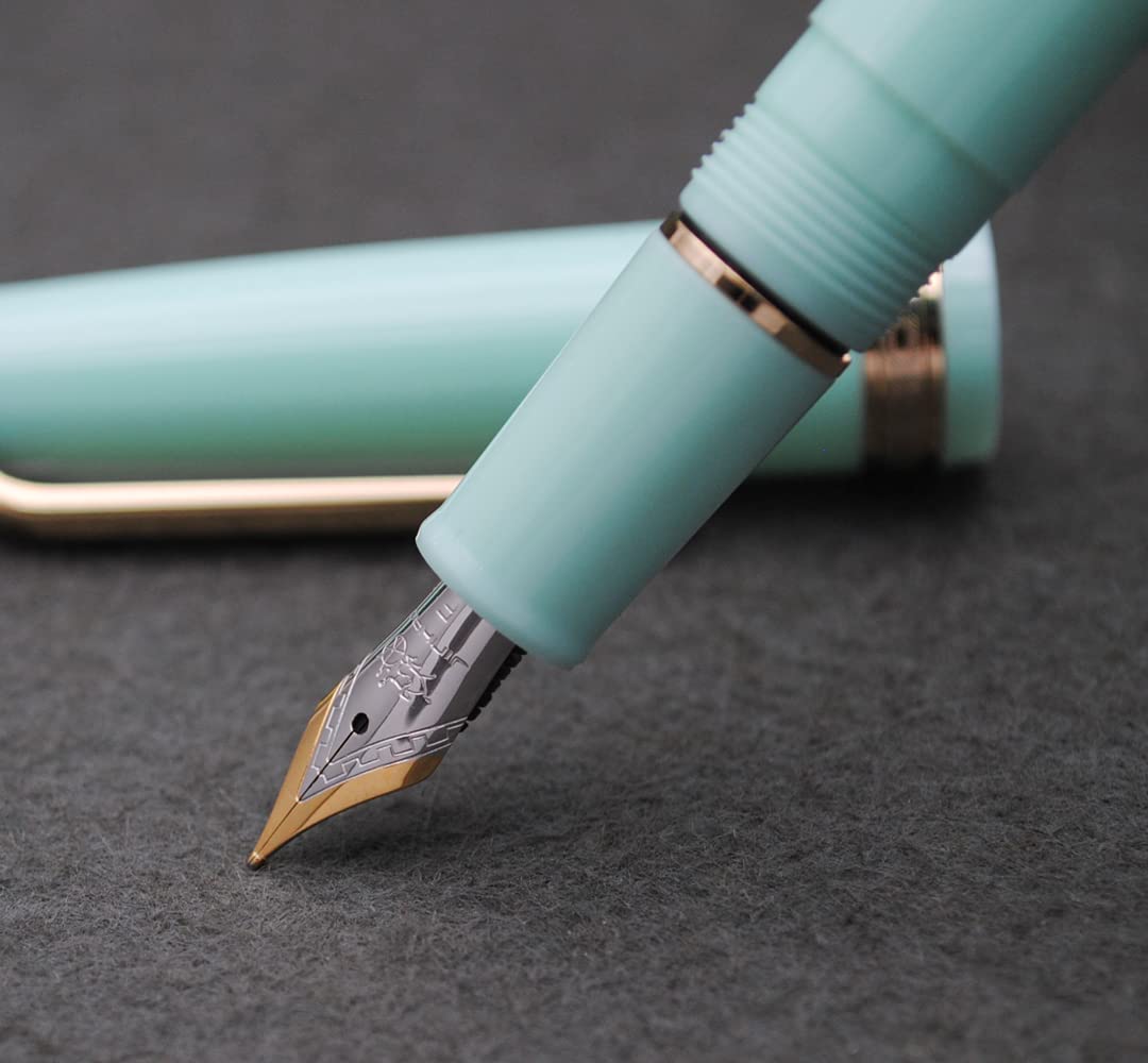 JINHAO 82 FOUNTAIN PEN LIGHT GREEN GT FP MEDIUM NIB