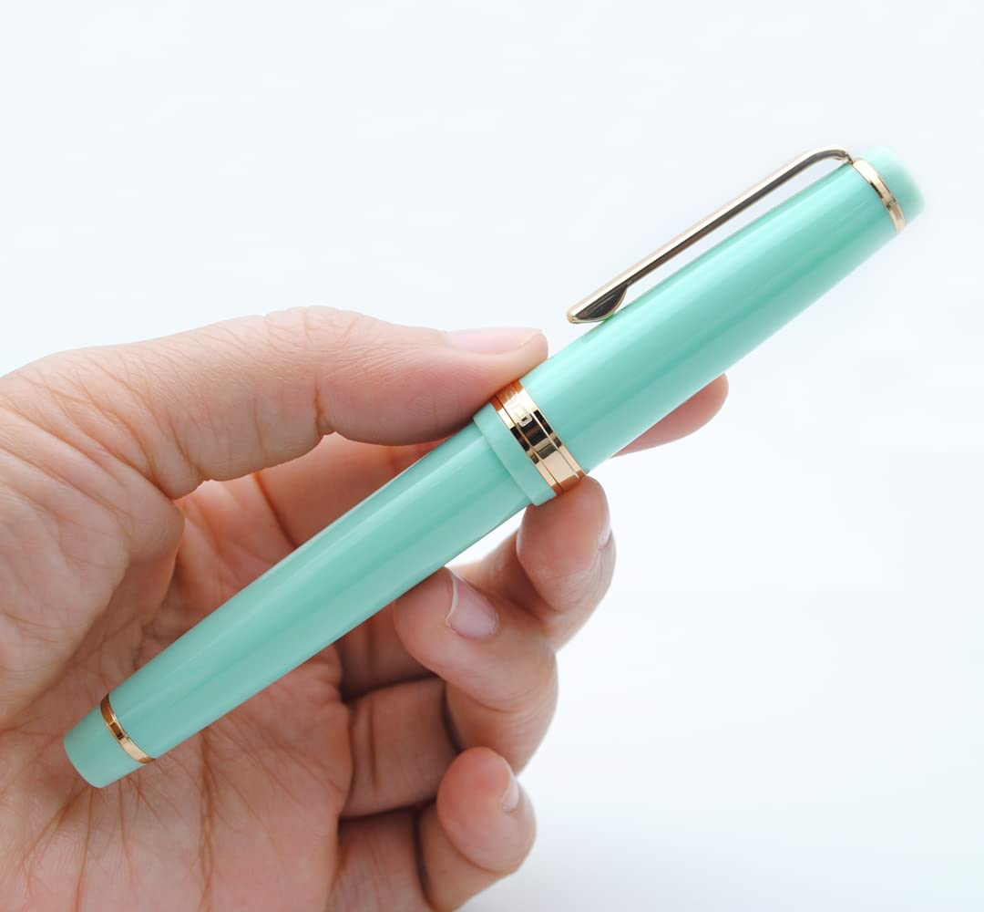 JINHAO 82 FOUNTAIN PEN LIGHT GREEN GT FP MEDIUM NIB