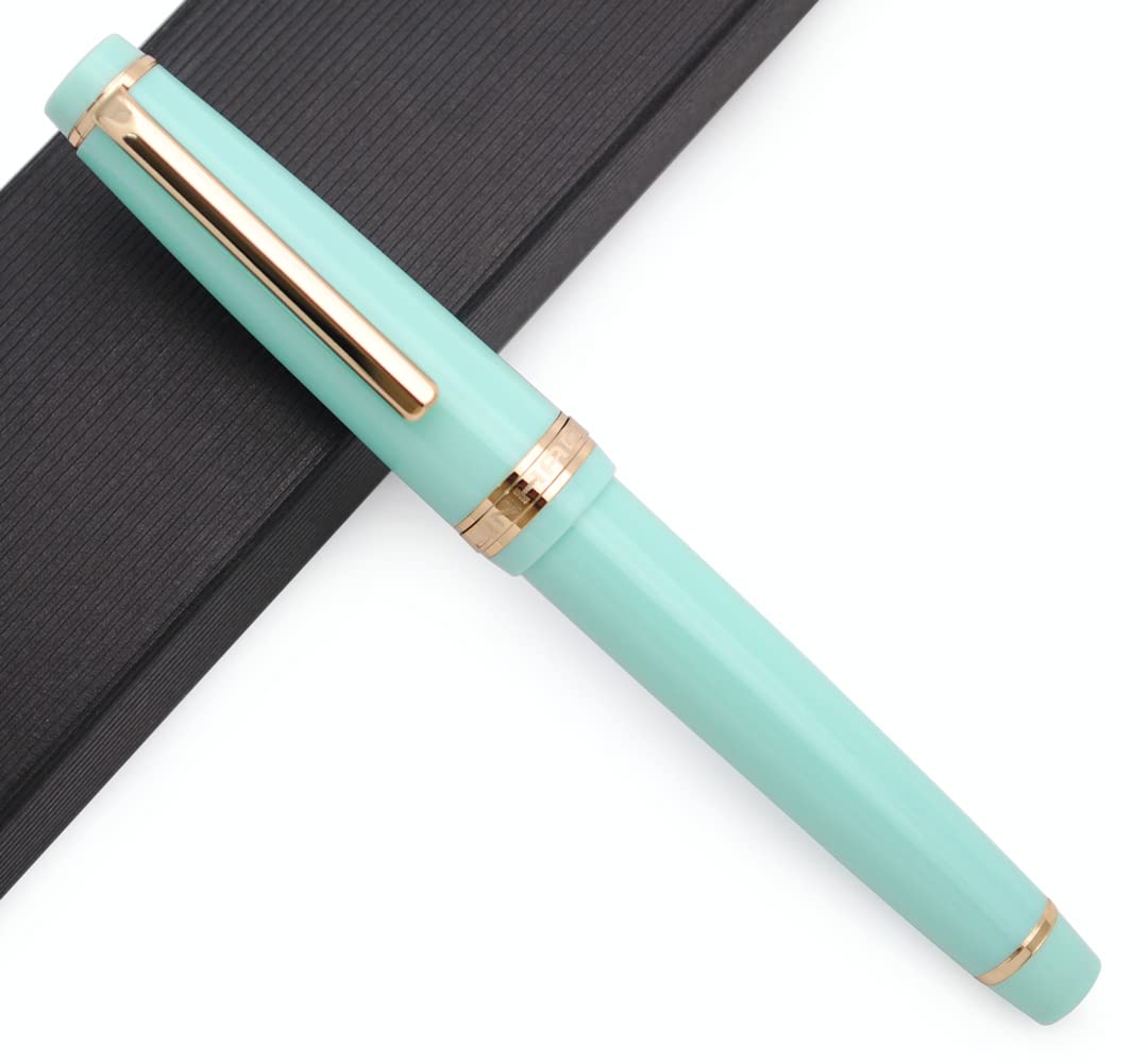 JINHAO 82 FOUNTAIN PEN LIGHT GREEN GT FP MEDIUM NIB