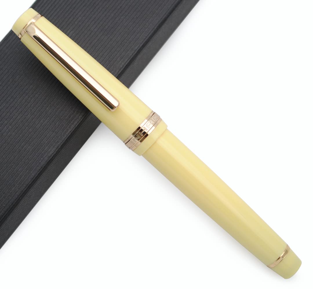 JINHAO 82 FOUNTAIN PEN YELLOW GT FP MEDIUM NIB