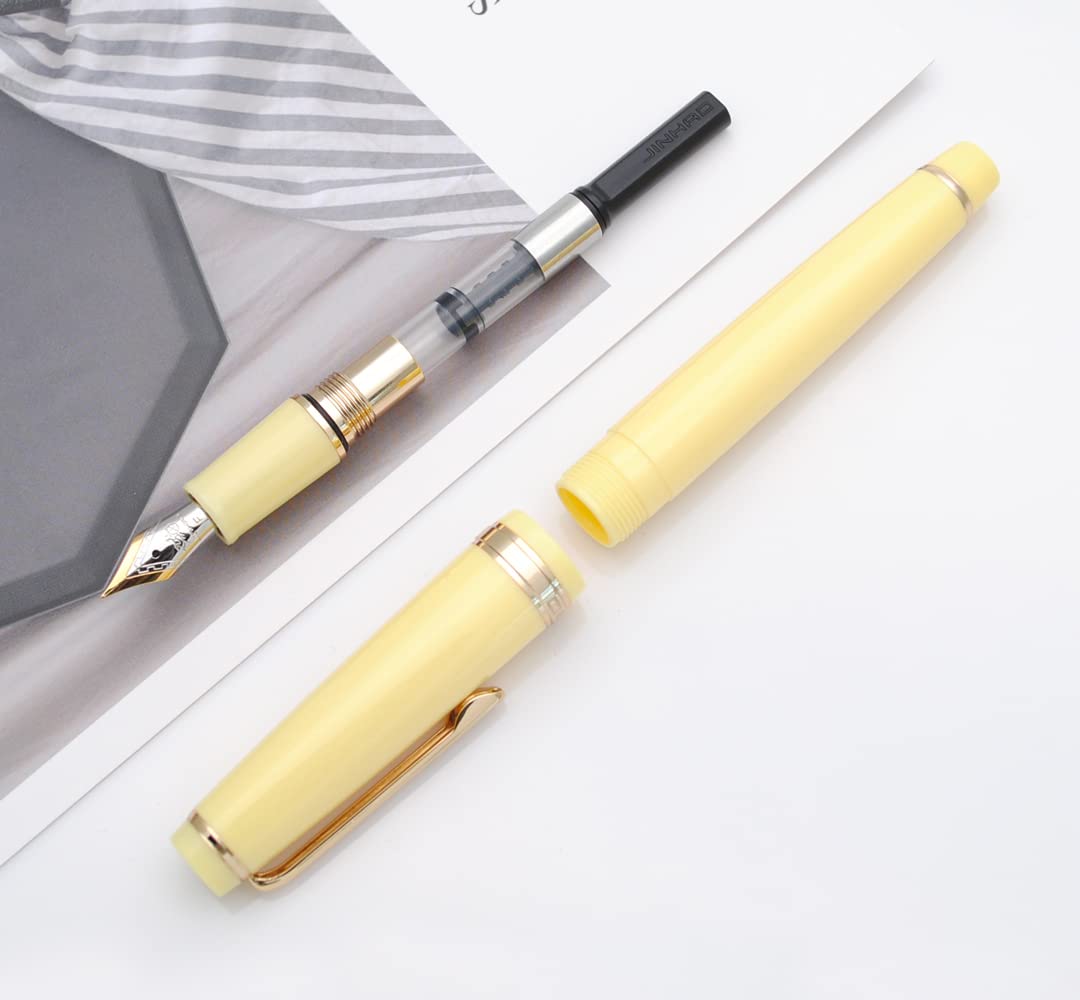 JINHAO 82 FOUNTAIN PEN YELLOW GT FP MEDIUM NIB