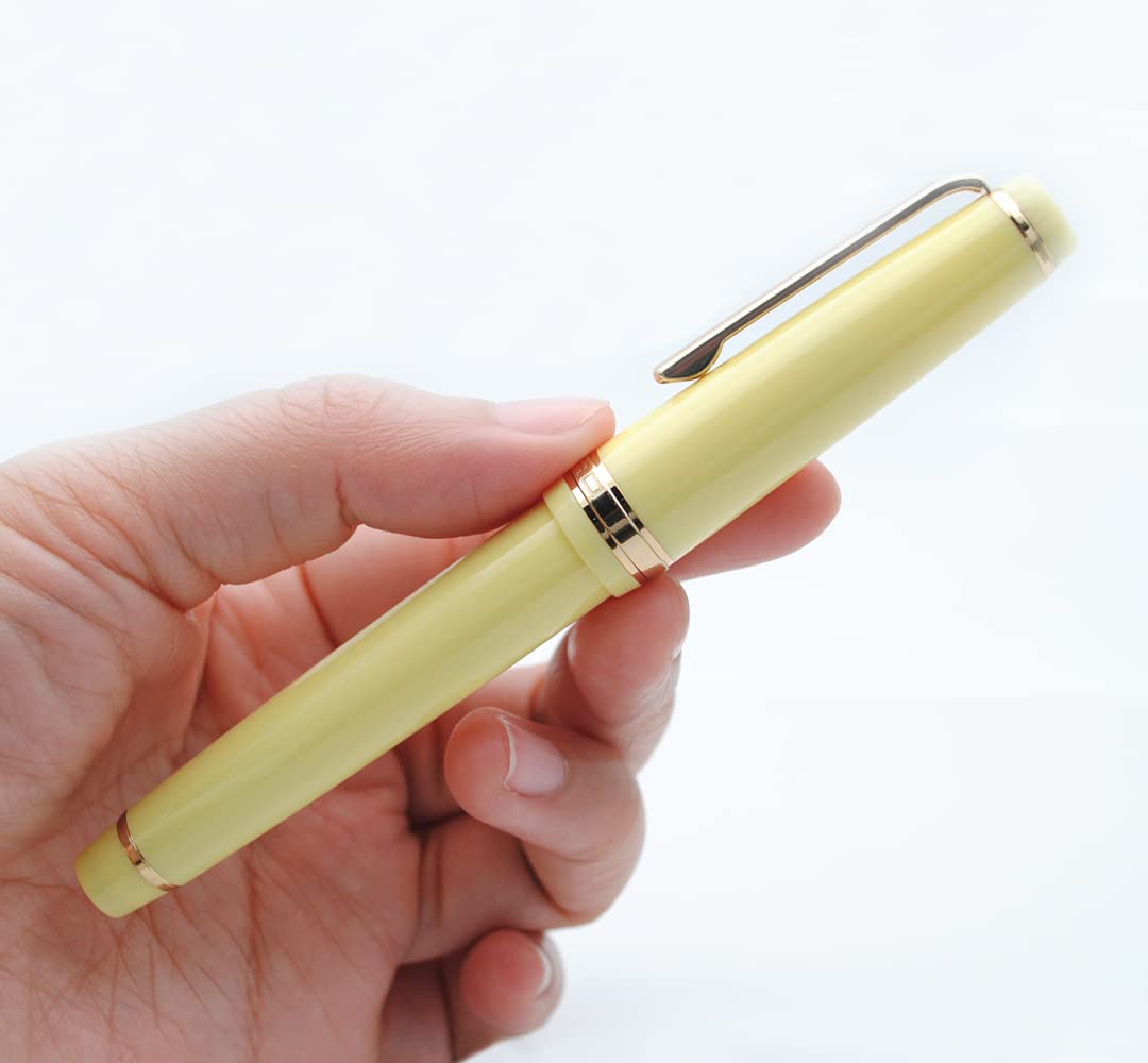 JINHAO 82 FOUNTAIN PEN YELLOW GT FP MEDIUM NIB