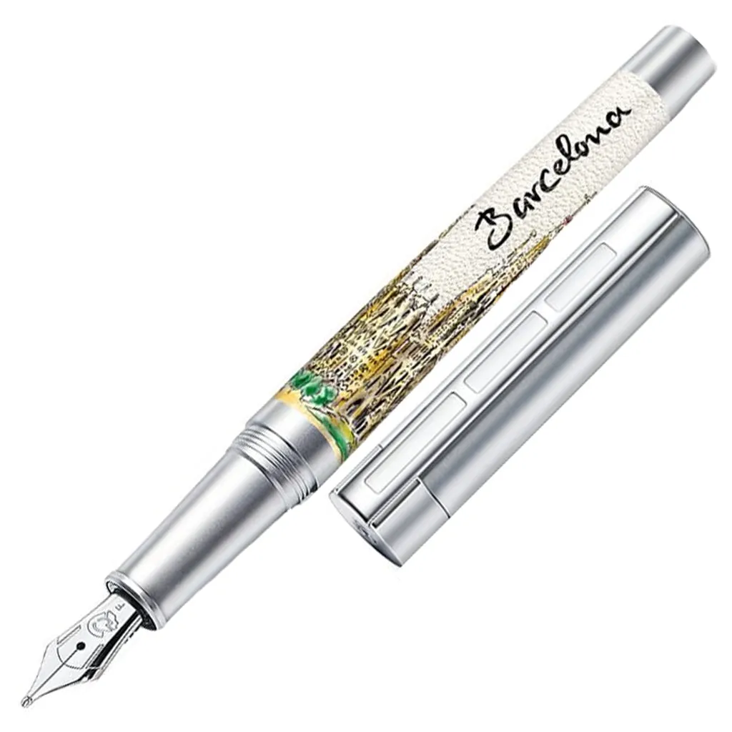 Staedtler Premium Corium Urbes Barcelona CT Fountain Pen Broad