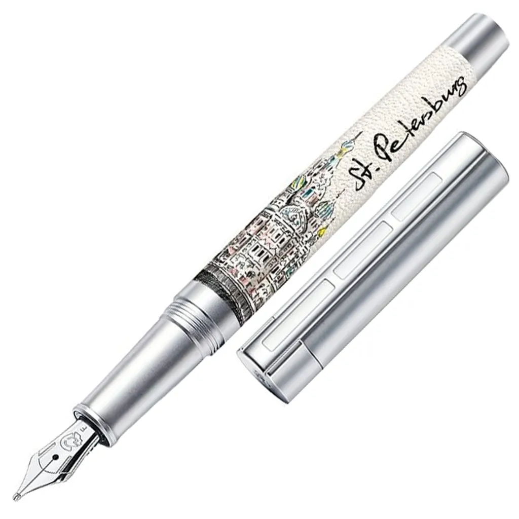 Staedtler Premium Corium Urbes St. Petersburg CT Fountain Pen broad