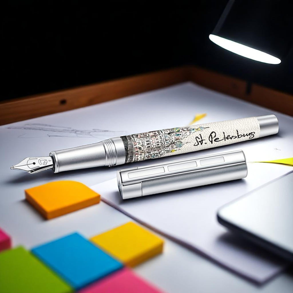 Staedtler Premium Corium Urbes St. Petersburg CT Fountain Pen broad
