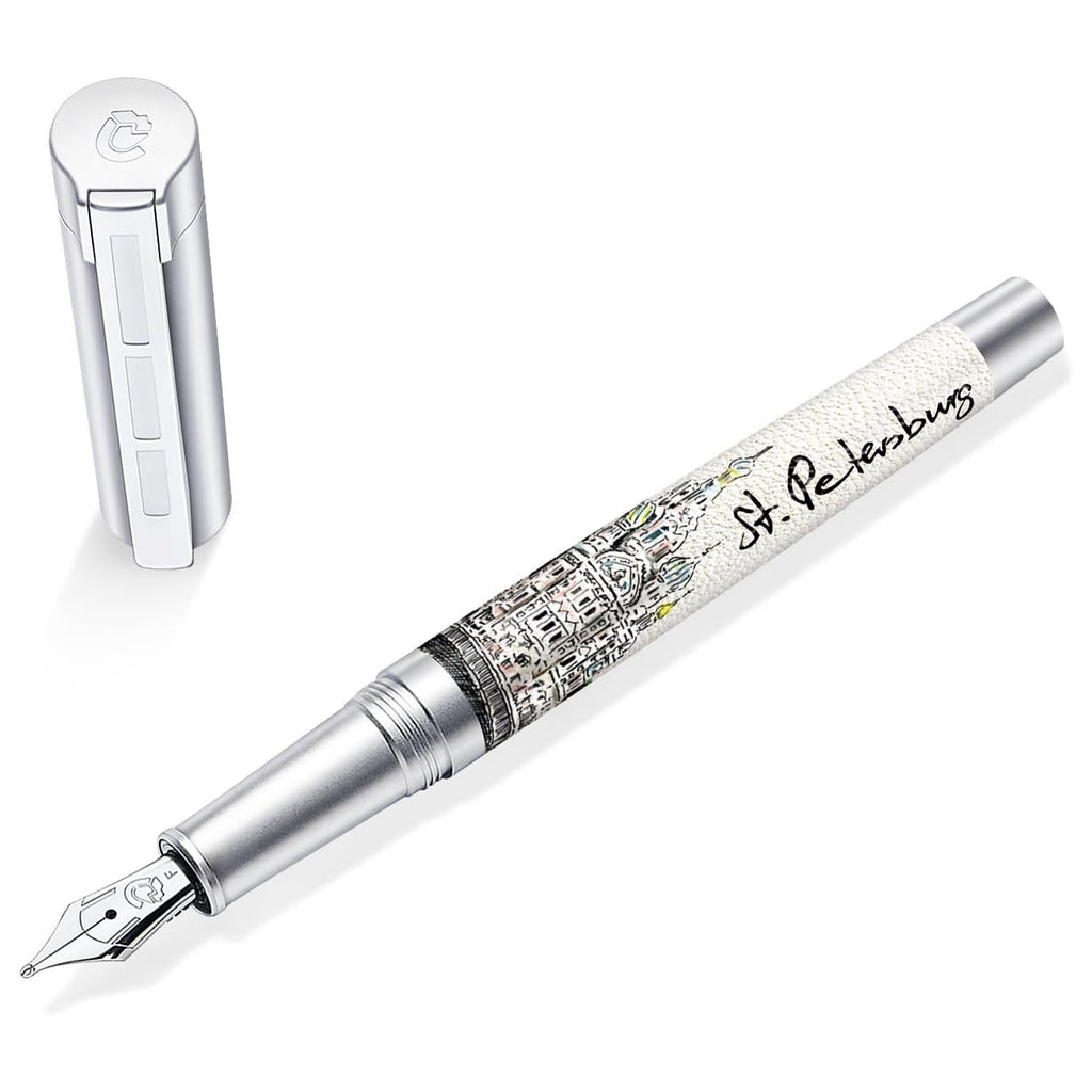 Staedtler Premium Corium Urbes St. Petersburg CT Fountain Pen broad