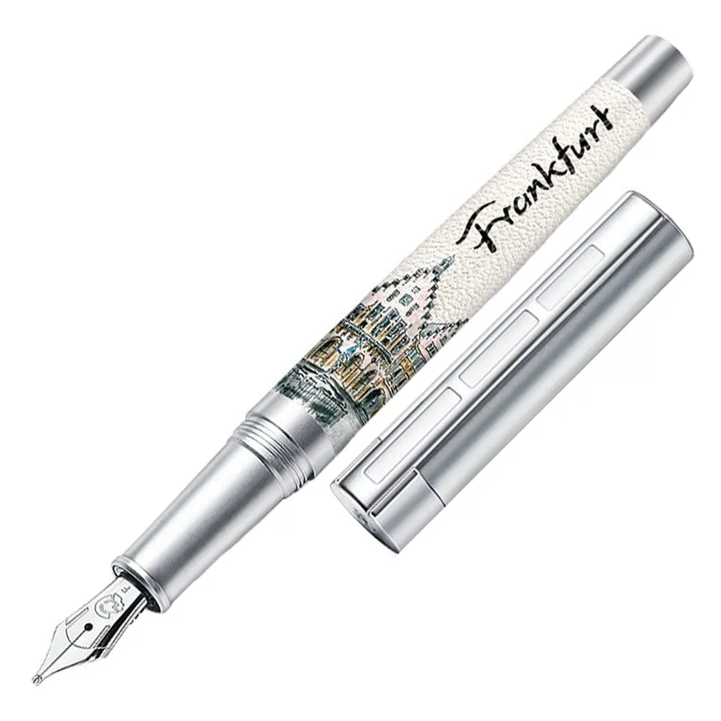 Staedtler Premium Corium Urbes Frankfurt CT Fountain Pen Broad