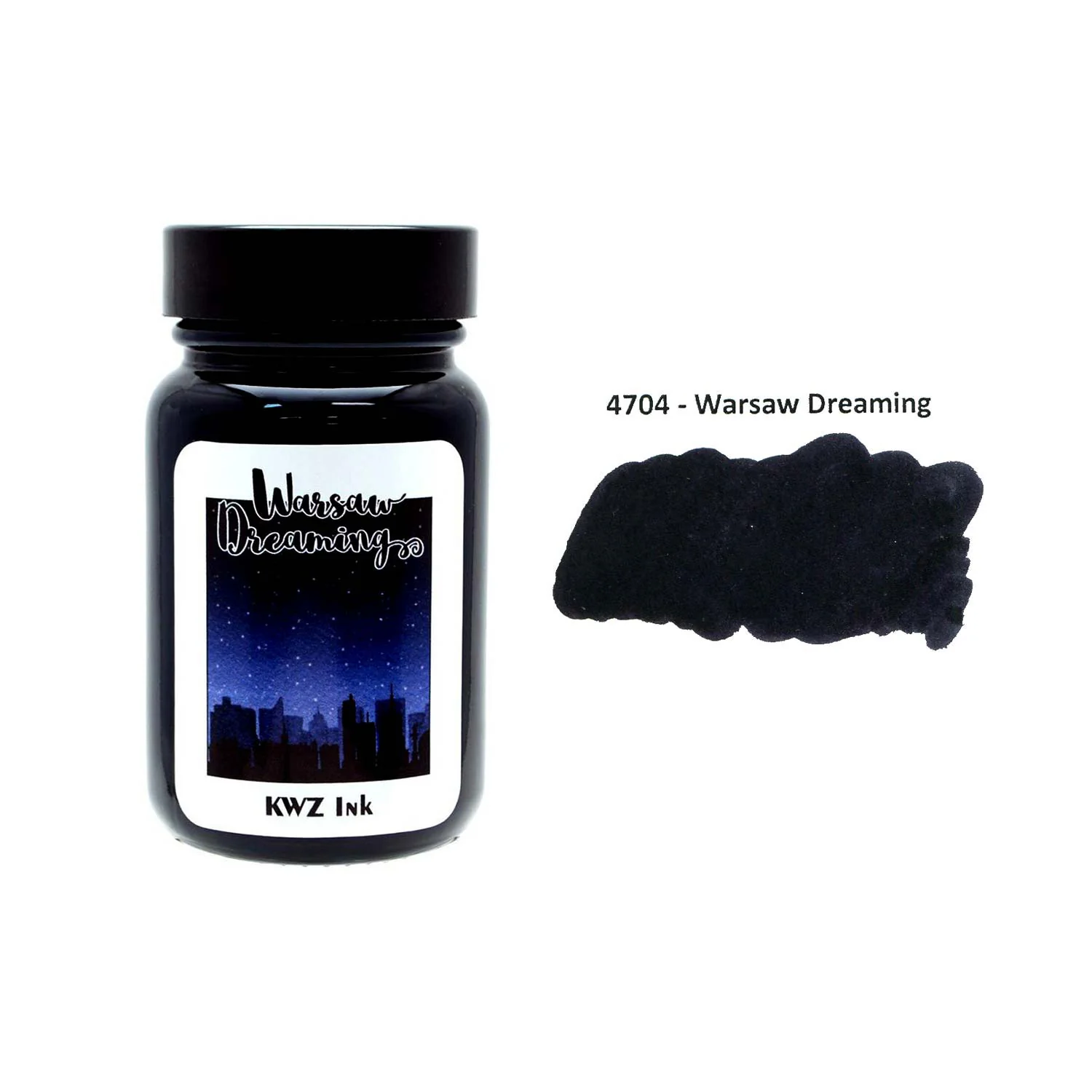 KWZ Standard Warsaw Dreaming Ink Bottle Black - 60ml