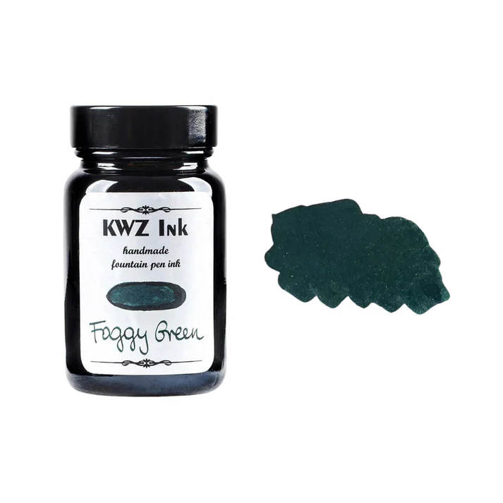 KWZ INK Handmade Fountain Pen Ink Made In Poland -4211-Foggy Green