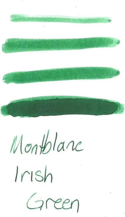 Montblanc Ink Bottle, Irish Green
