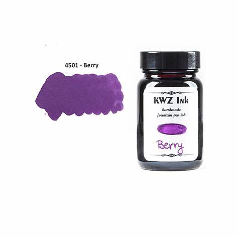 KWZ INK Handmade Fountain Pen Ink Made in Poland -4501-Berry