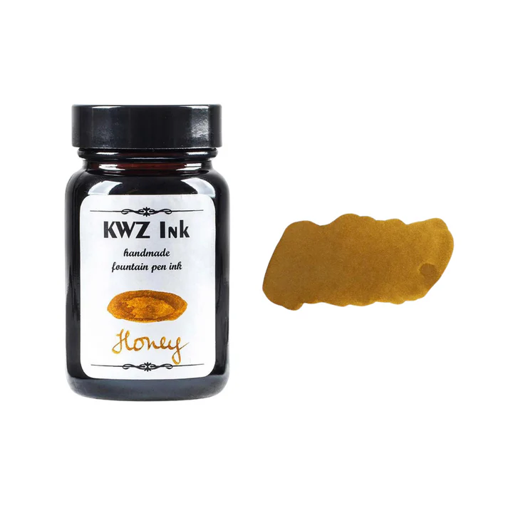 KWZ INK Handmade Fountain Pen Ink Made in Poland -4306-Honey