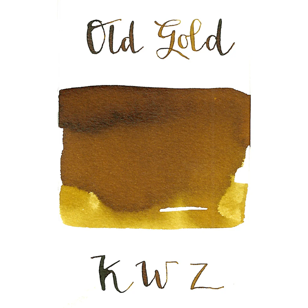 KWZ INK Handmade Fountain Pen Ink Made in Poland -4301-Old Gold