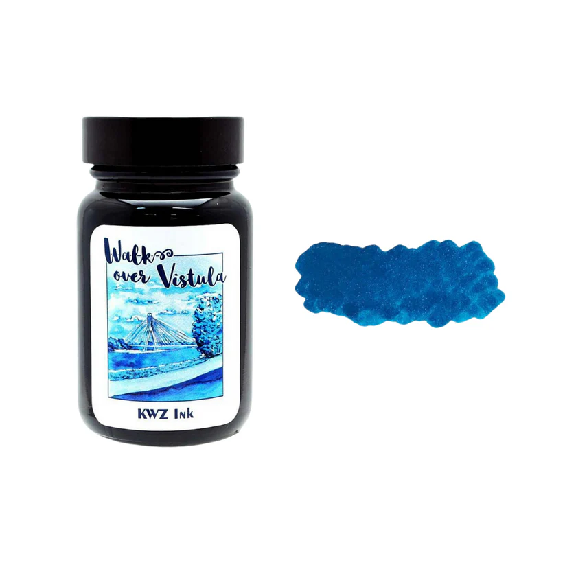 KWZ INK Handmade Fountain Pen Ink Sheen Effect 4109-Walk over Vistula