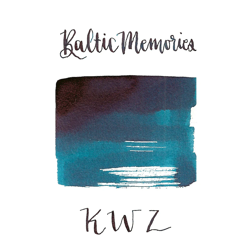 KWZ INK Handmade Fountain Pen Ink Sheen Effect 4108-Baltic Memories