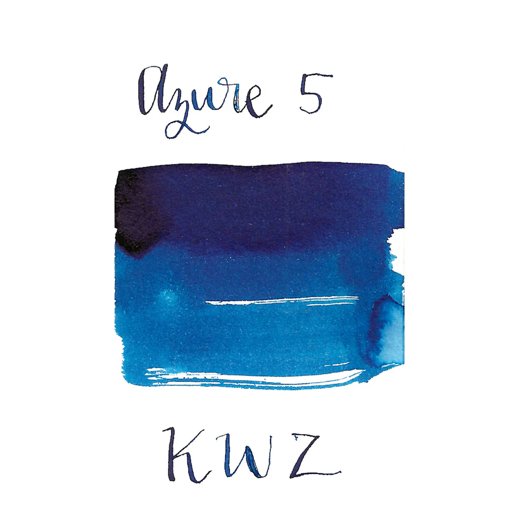 KWZ INK Handmade Fountain Pen Ink Sheen Effect4107-Azure #5