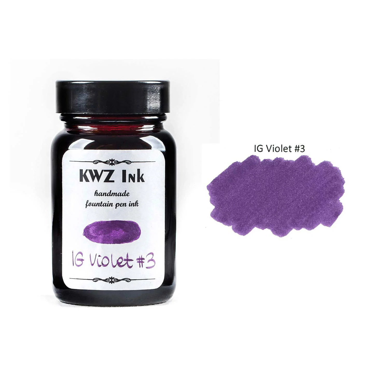 KWZ INK Handmade Fountain Pen Ink 1501-IG Violet #3