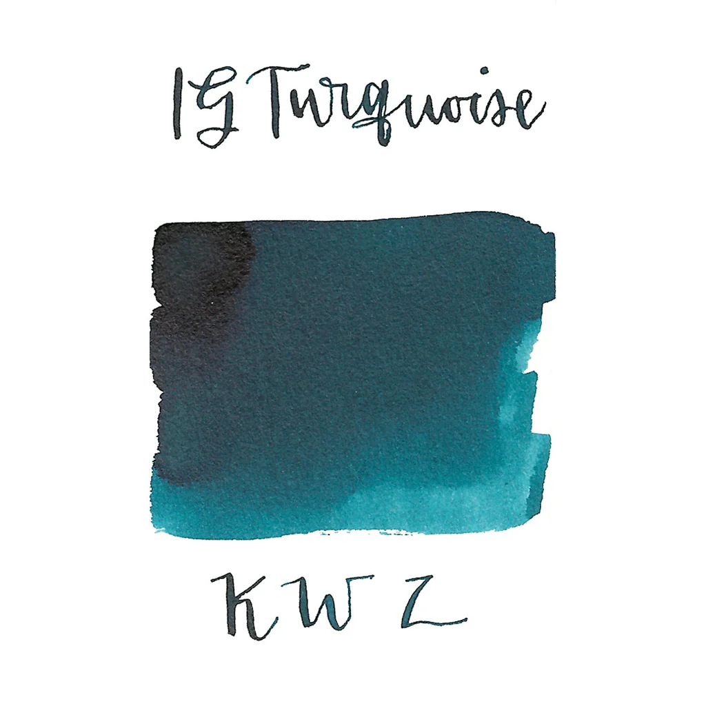 KWZ INK Handmade Fountain Pen Ink  1107-IG Turquoise