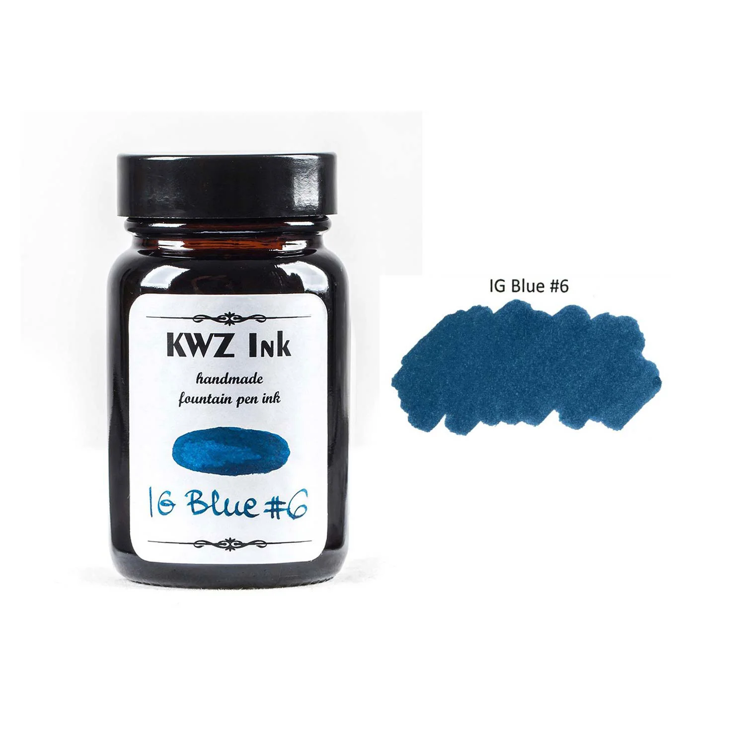 KWZ INK Handmade Fountain Pen Ink 1104-IG Blue #5