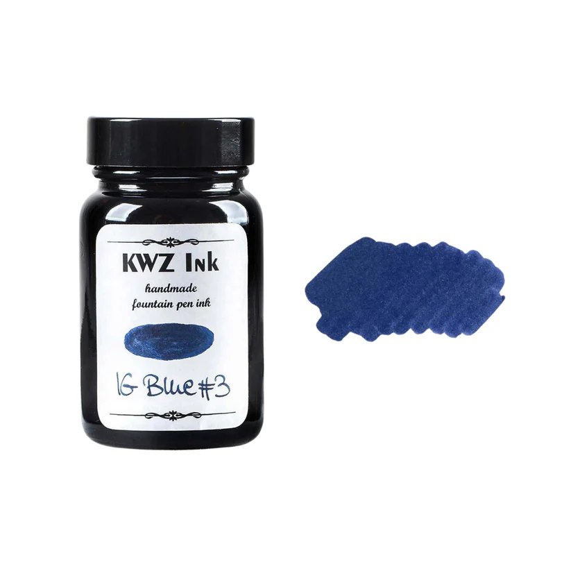 KWZ INK Handmade Fountain Pen Ink1102-IG Blue #3