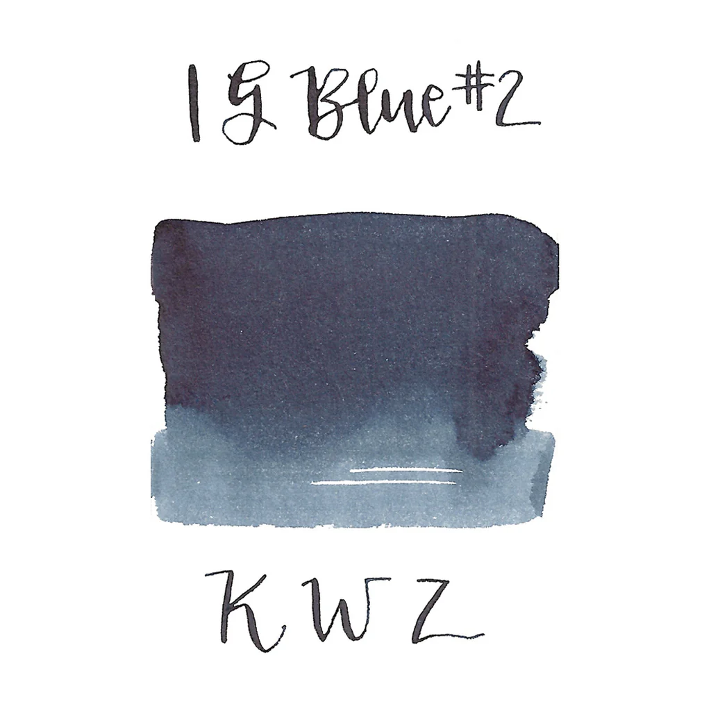KWZ INK Handmade Fountain Pen Ink 1101-IG Blue #2
