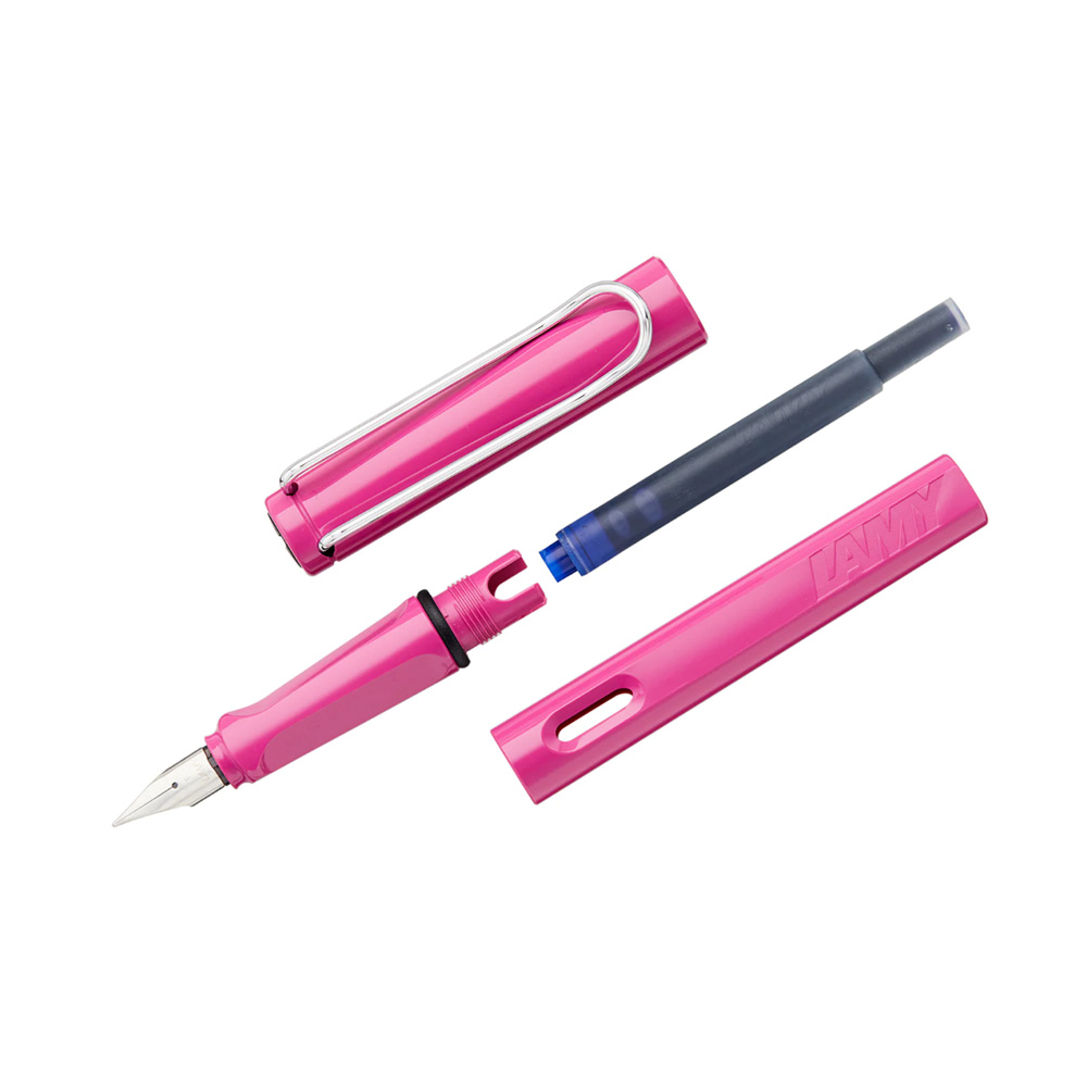 Lamy Safari Fountain Pen 013 Pink FINE NIB
