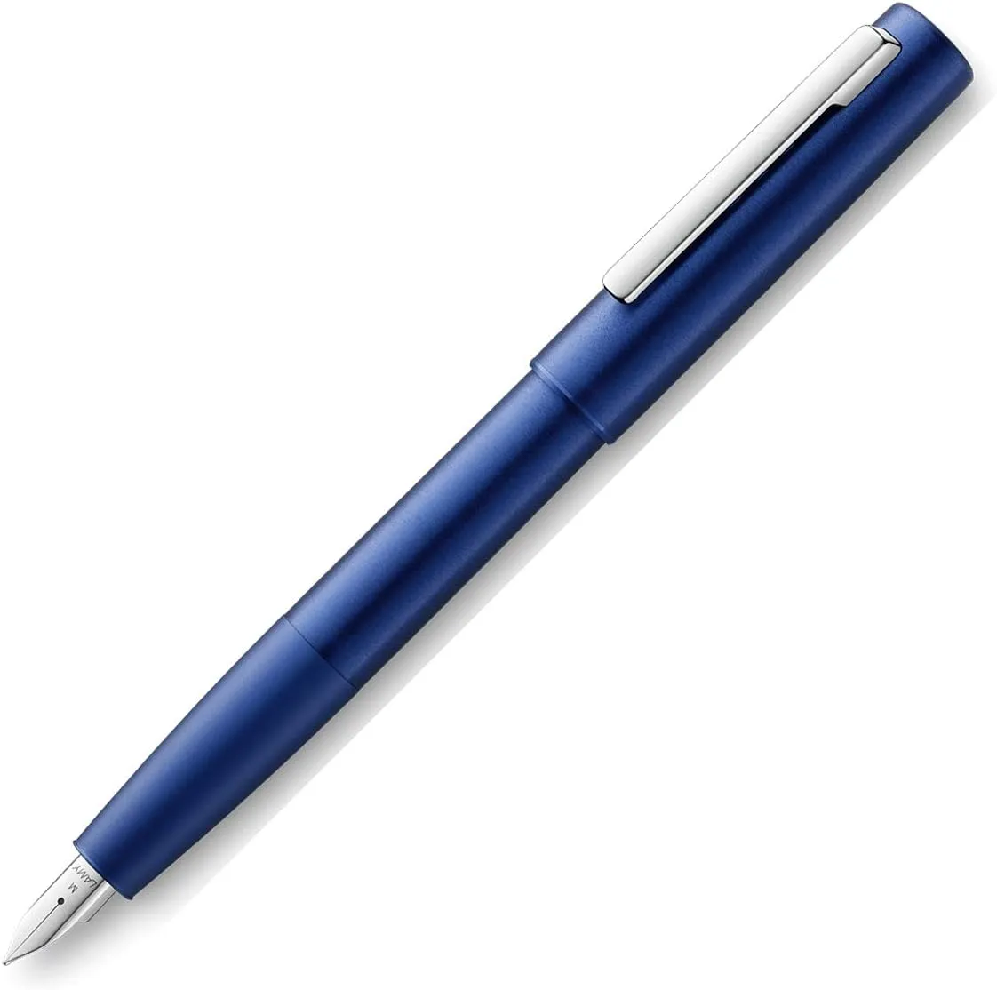 Lamy 077 Aion Fountain Pen Extra FIne  – Dark Blue With High Gloss Polished Clip