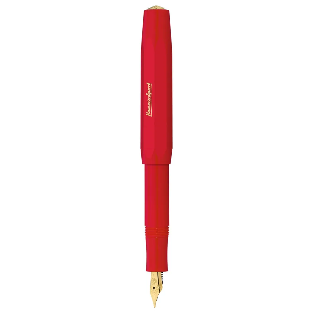 Kaweco Classic Sport Red GT Fountain Pen Extra Fine (Clip Not Included)