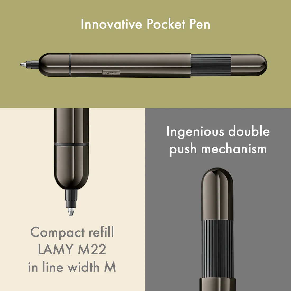 LAMY pico Lx ruthenium Ballpoint pen Set Black