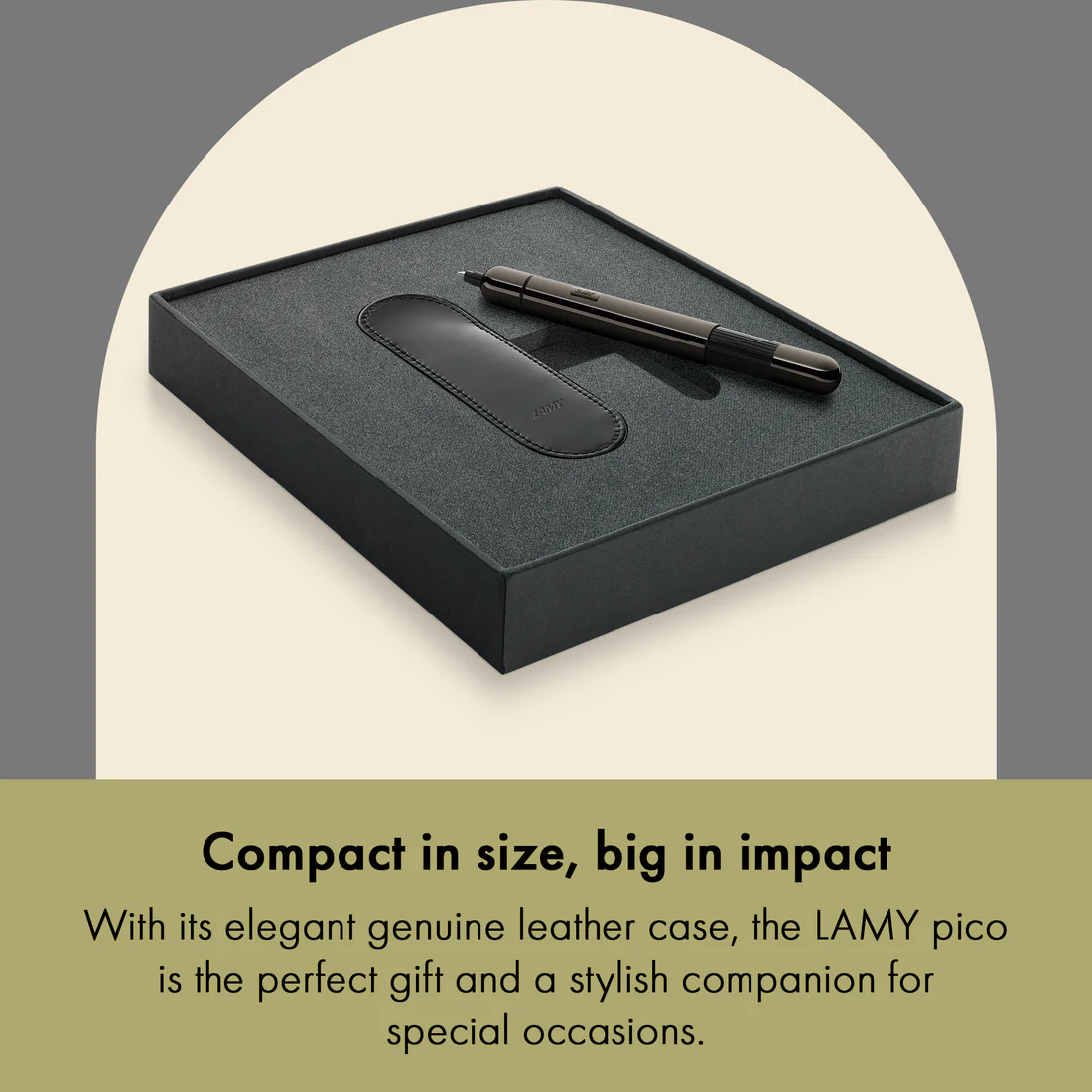 LAMY pico Lx ruthenium Ballpoint pen Set Black