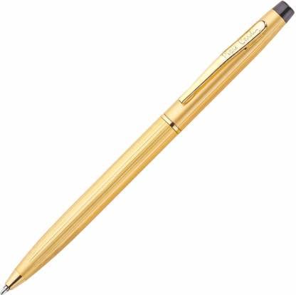 Pierre Cardin Kriss Satin Gold Premium Pen Set | Luxurious Roller Ball Pen & Ball Pen Combo | Ideal for Festive & Corporate Gifting