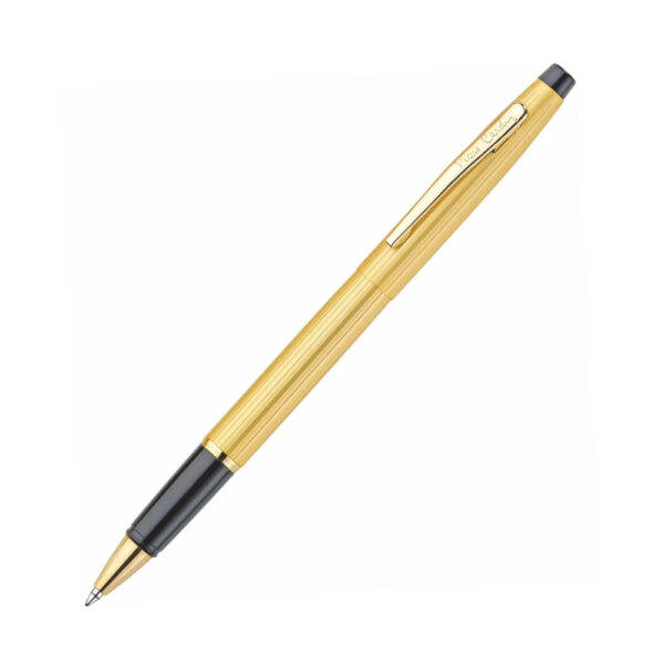 Pierre Cardin Kriss Satin Gold Premium Pen Set | Luxurious Roller Ball Pen & Ball Pen Combo | Ideal for Festive & Corporate Gifting