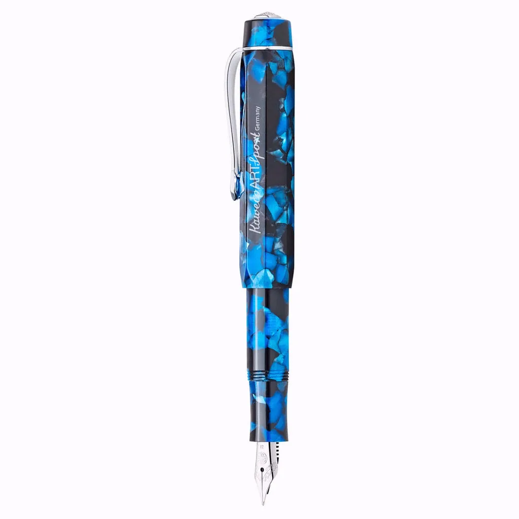 Kaweco ART Sport Pebble Blue CT Fountain Pen Fine