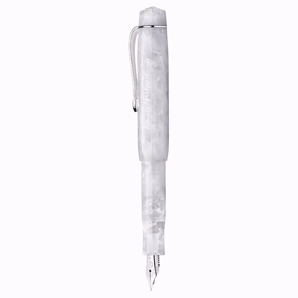 Kaweco ART Sport Mineral White CT Fountain Pen medium