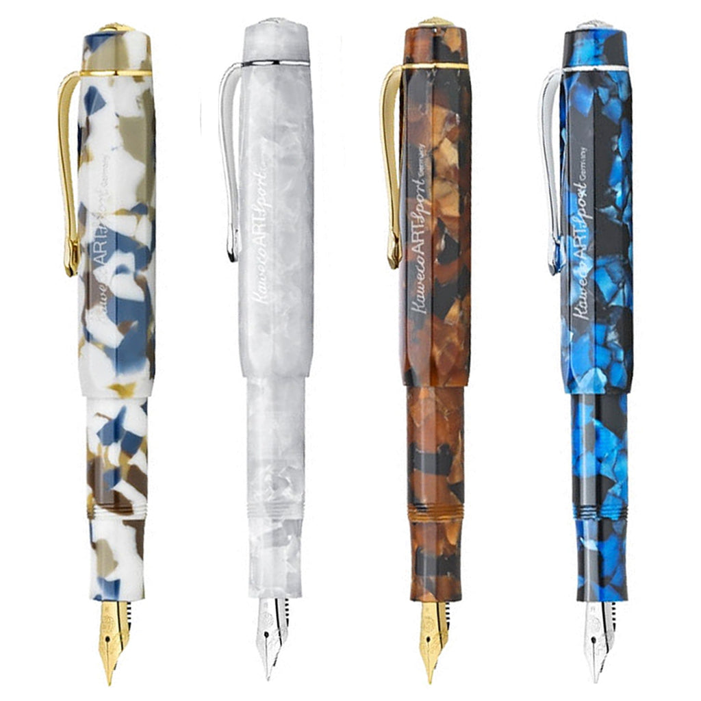 Kaweco ART Sport Mineral White CT Fountain Pen medium