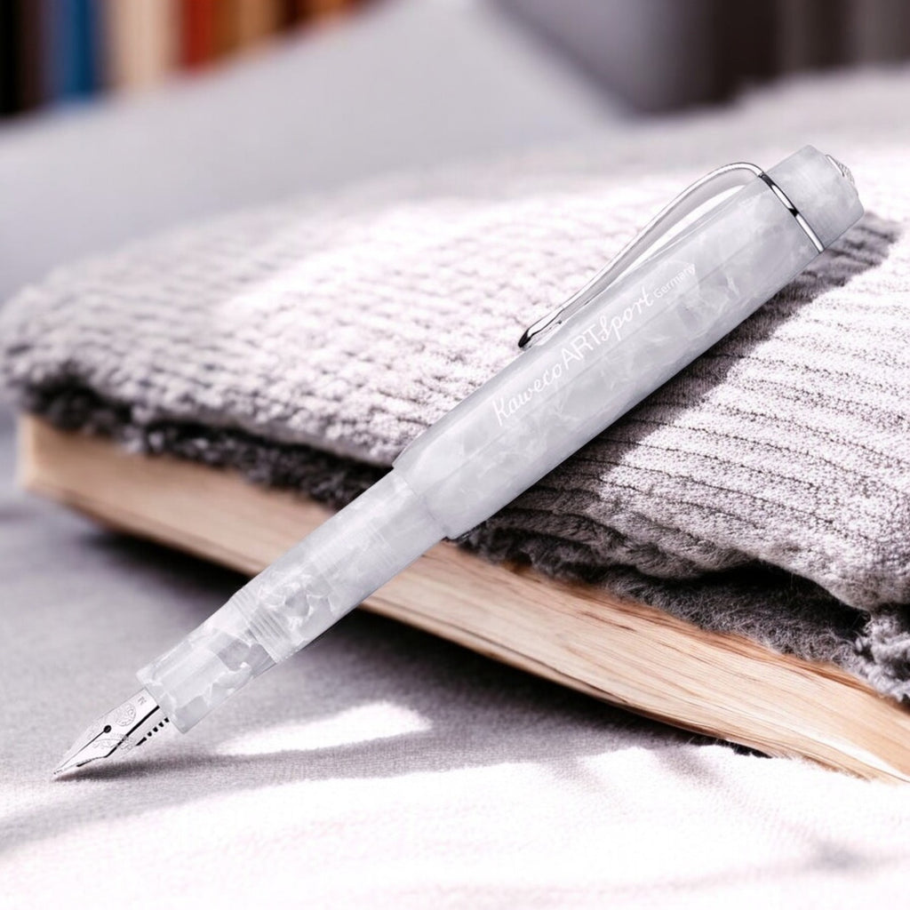 Kaweco ART Sport Mineral White CT Fountain Pen medium