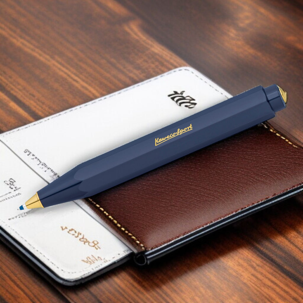 Kaweco Classic Sport Navy GT Ballpoint Pen (Clip Not Included)