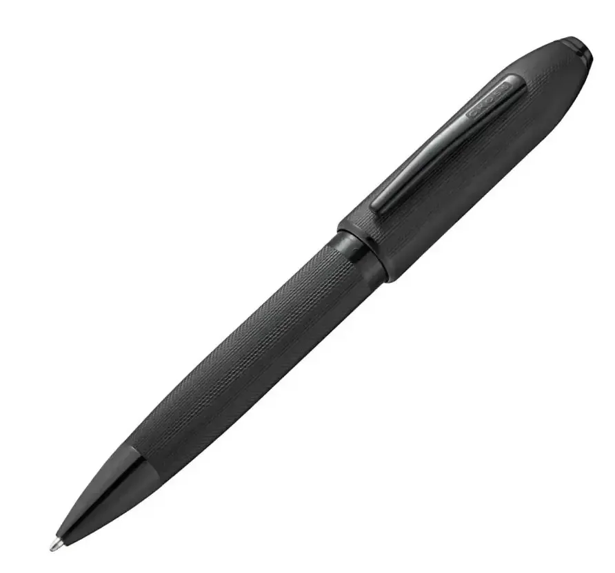 Cross Peerless 125 Polished Black PVD Ballpoint Pen AT0702-19