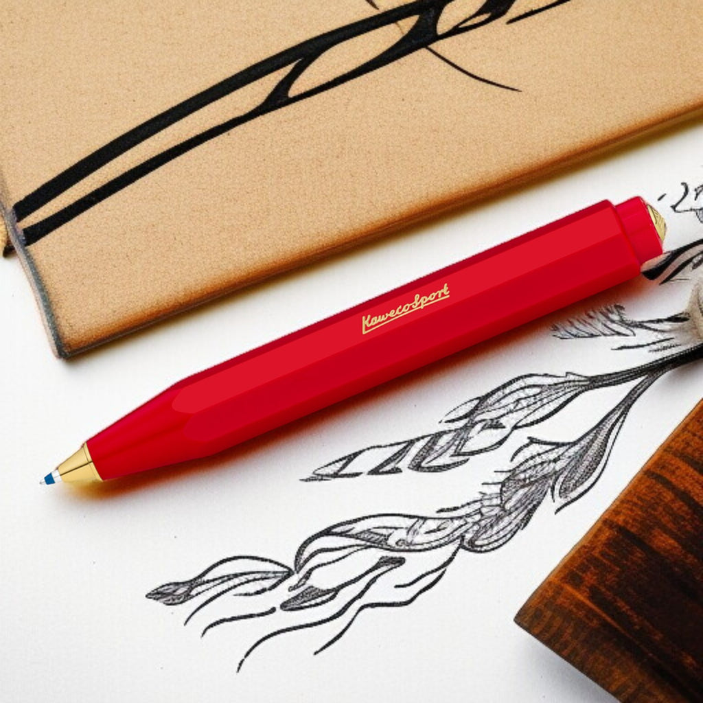 Kaweco Classic Sport Red GT Ballpoint Pen (Clip Not Included)