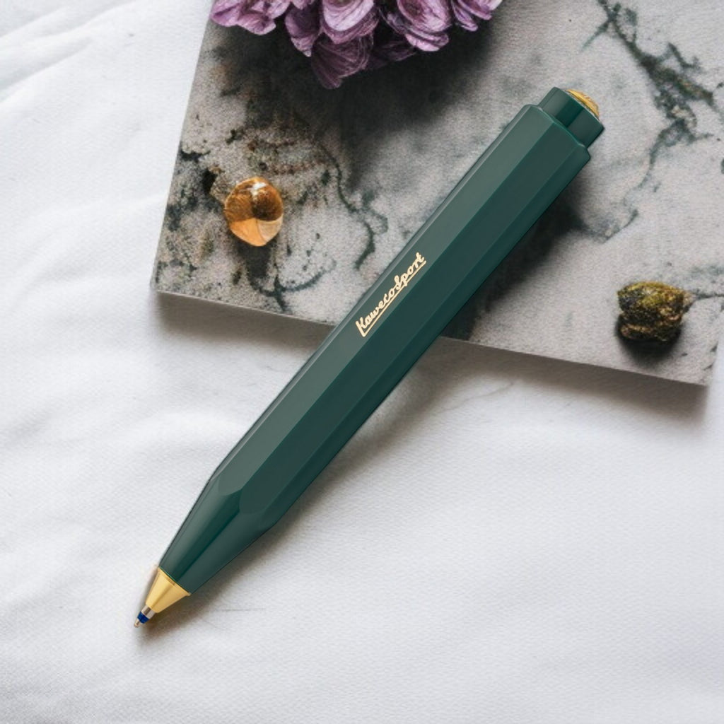 Kaweco Classic Sport Green GT Ballpoint Pen (Clip Not Included)