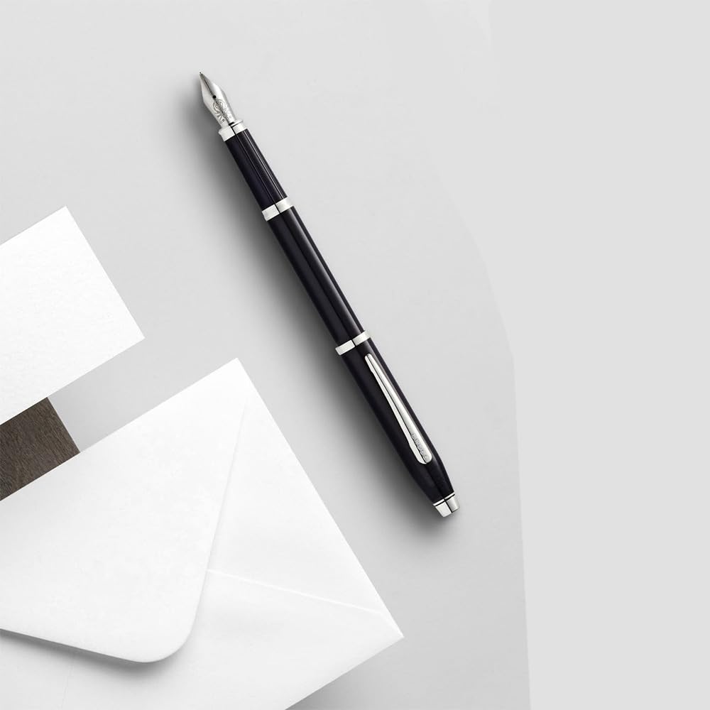 Cross Townsend Classic Black Lacquer Rollerball Pen – Premium Executive