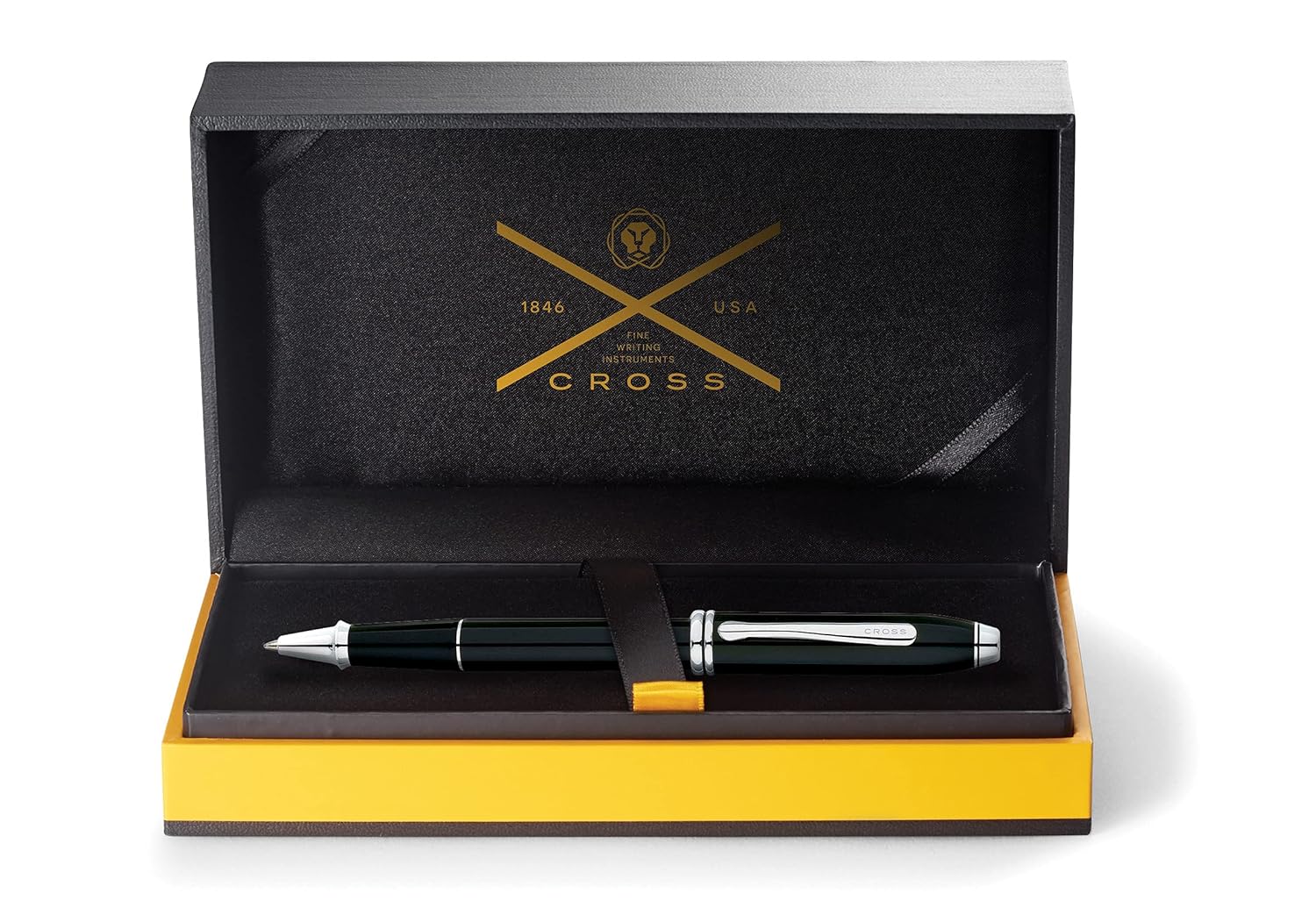 Cross Townsend Classic Black Lacquer Rollerball Pen – Premium Executive